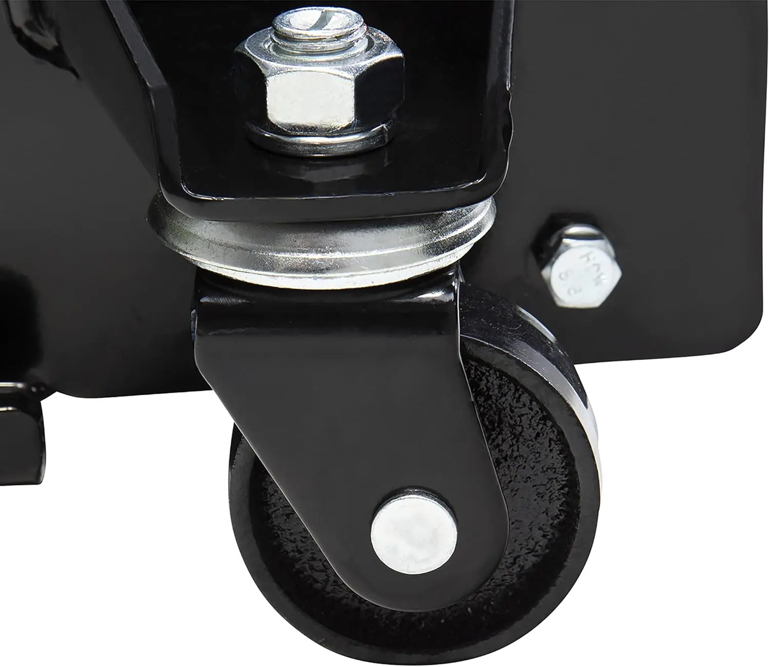 رافعة أرضية فولاذية منخفضة المستوى بطول 2 طن، مكابس مضخة مزدوجة سريعة الارتفاع، سرج مطاطي، إطلاق دقيق #5