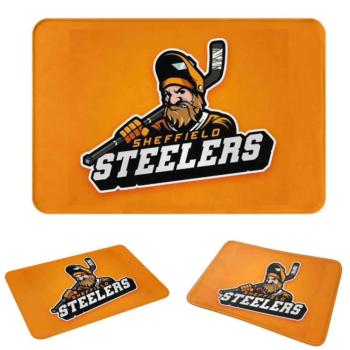 The Sheffield Steelers Doormat Durable Carpet Rug Kitchen Entrance Home Floor Mat for Bathroom Footpad Mats