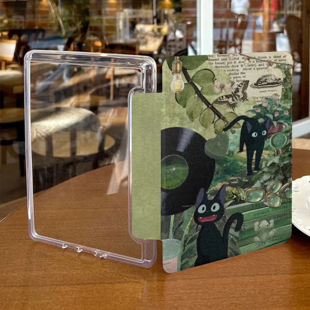 Kindle case Capa traseira acrílica com alça de mão, skinny paperwhite 12a 7 polegadas, 11a geração 6,8 polegadas 2024 2022 basic11a geração