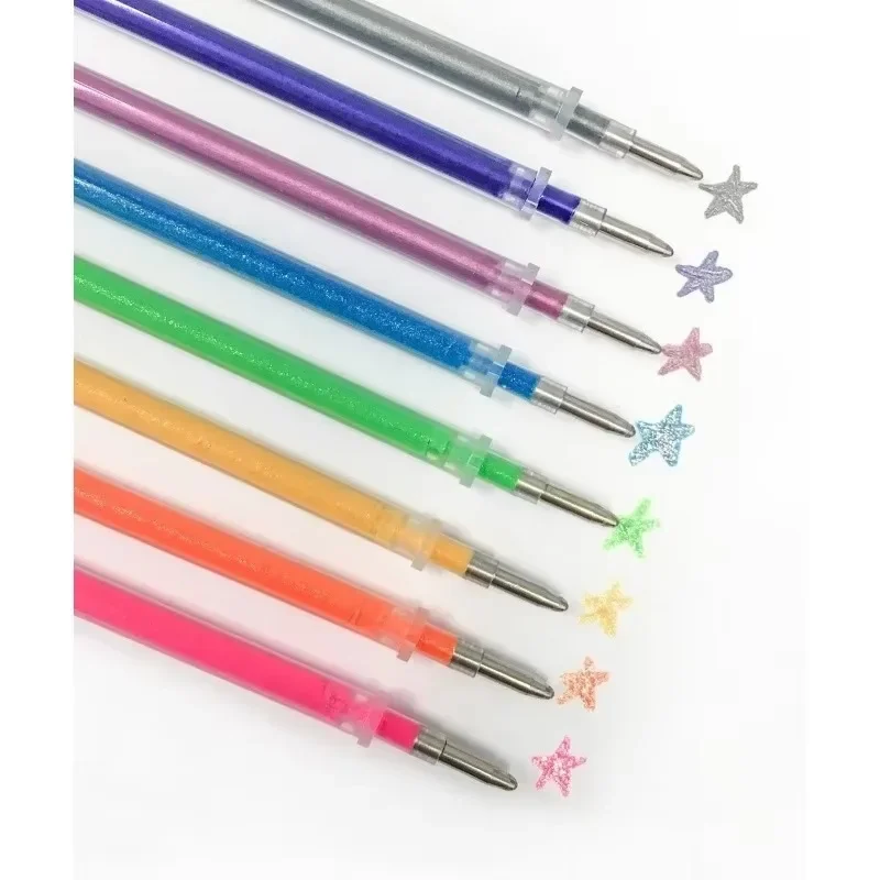 100 Colors Gel Pen Set Glitter Metallic Colored Ink For Adult Coloring Drawing Marker Pens Scrapbooks Journals Art Supplies