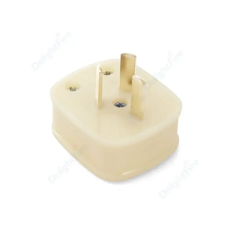 3pin AU CN Extension Cable Connector Australian New Zealand Chinese Male Rewirable Plug AC Electrical Power Cord Plug Socket