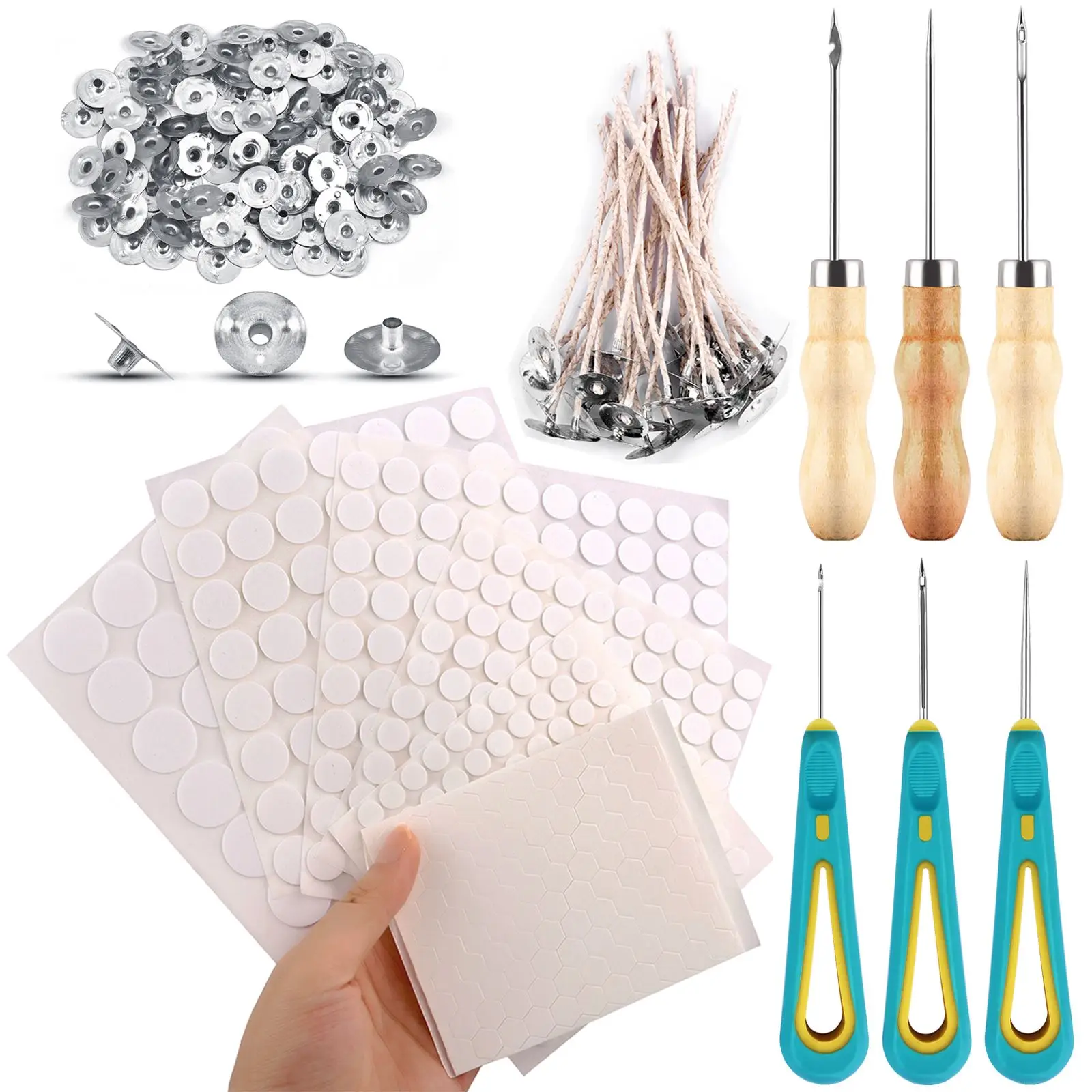 Neue Kerze Docht Aufkleber Klebstoff Wärme Widerstand Schaum Doppelseitiges Klebeband Für Wachs Feste Basis Halter Stehen Kerze, Der liefert