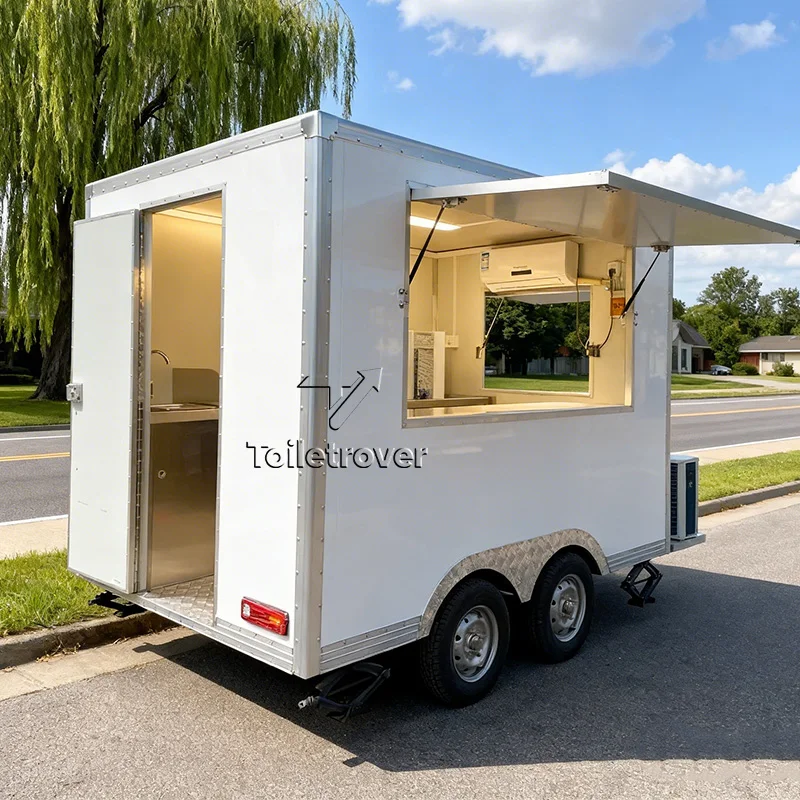 

Mini Outdoor Street Food Cart Trailer Mobile Kitchen Coffee Food Truck Cocktail Cheap Food Truck Trailer Made in China