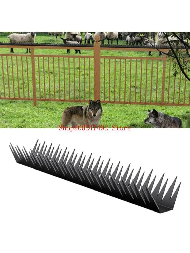 

Pack of 6 AntiClimb Metal Fence Spikes Weather Resistant Security Spikes for Walls and Fences Prevent Cats and Bird