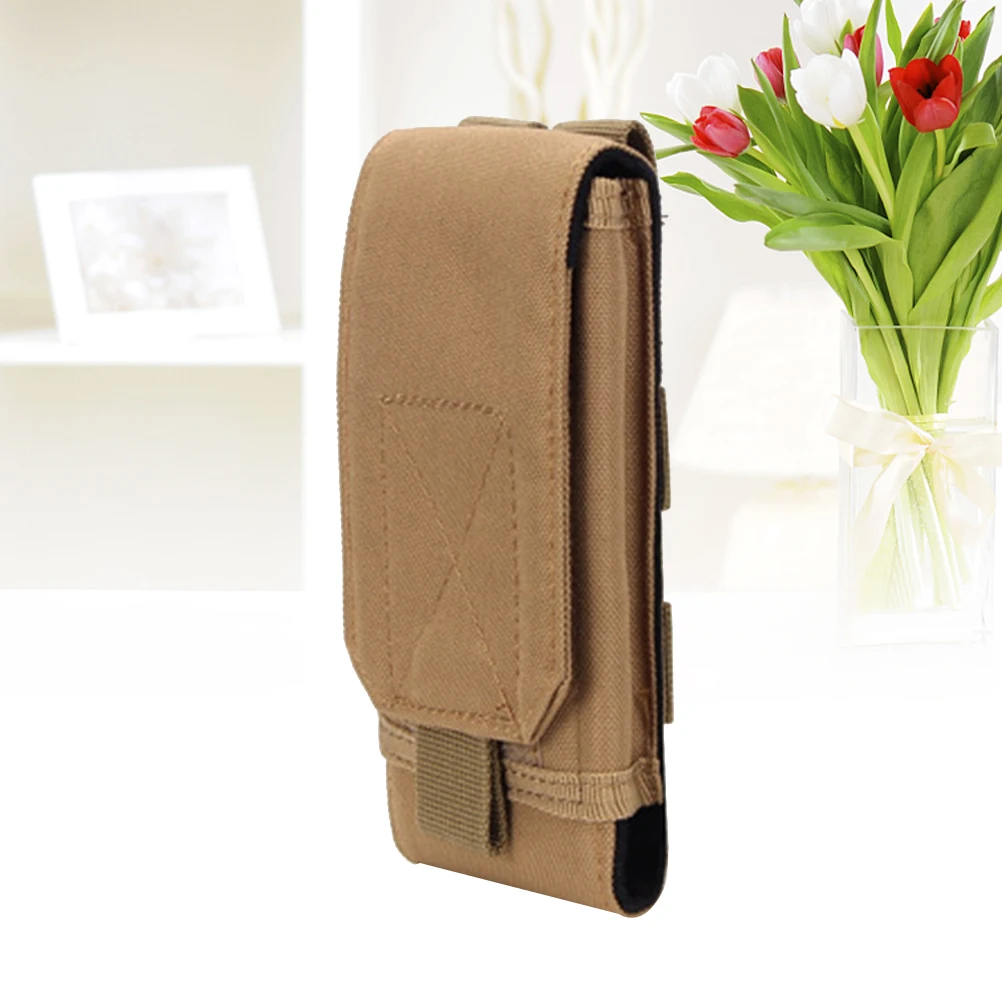 حقيبة الخصر التكتيكية 5 بوصة أكسفورد القماش دائم حزام الحقيبة للصيد في الهواء الطلق التخييم الرحلات الدراجات الهاتف الخليوي الحقيبة