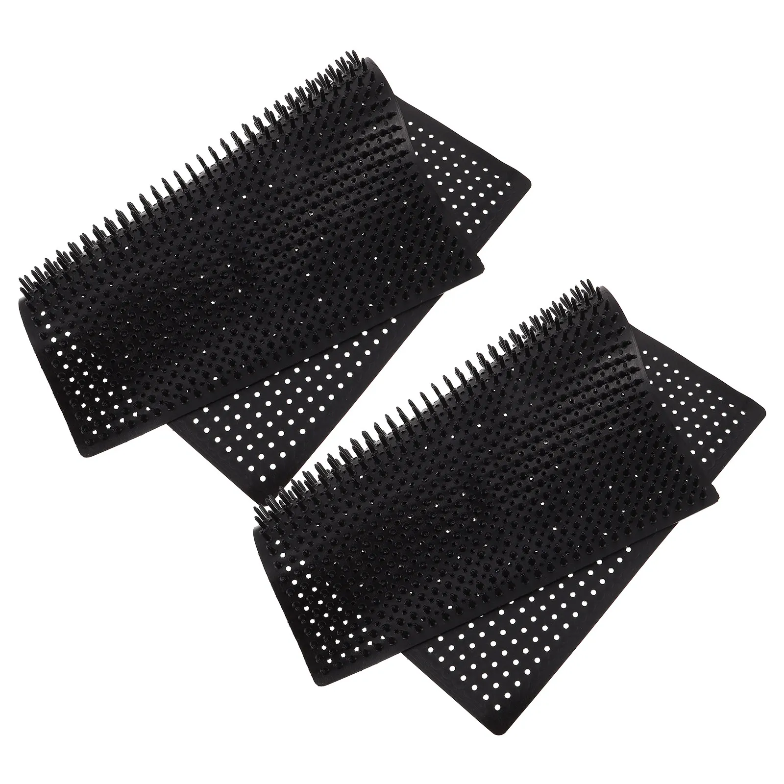 2Pcs Livestock Itch Relief Pad Soft Touch Scratch Mat Flexible Panels for Horse Cattle Goat Farm Animal Scratch Accessory