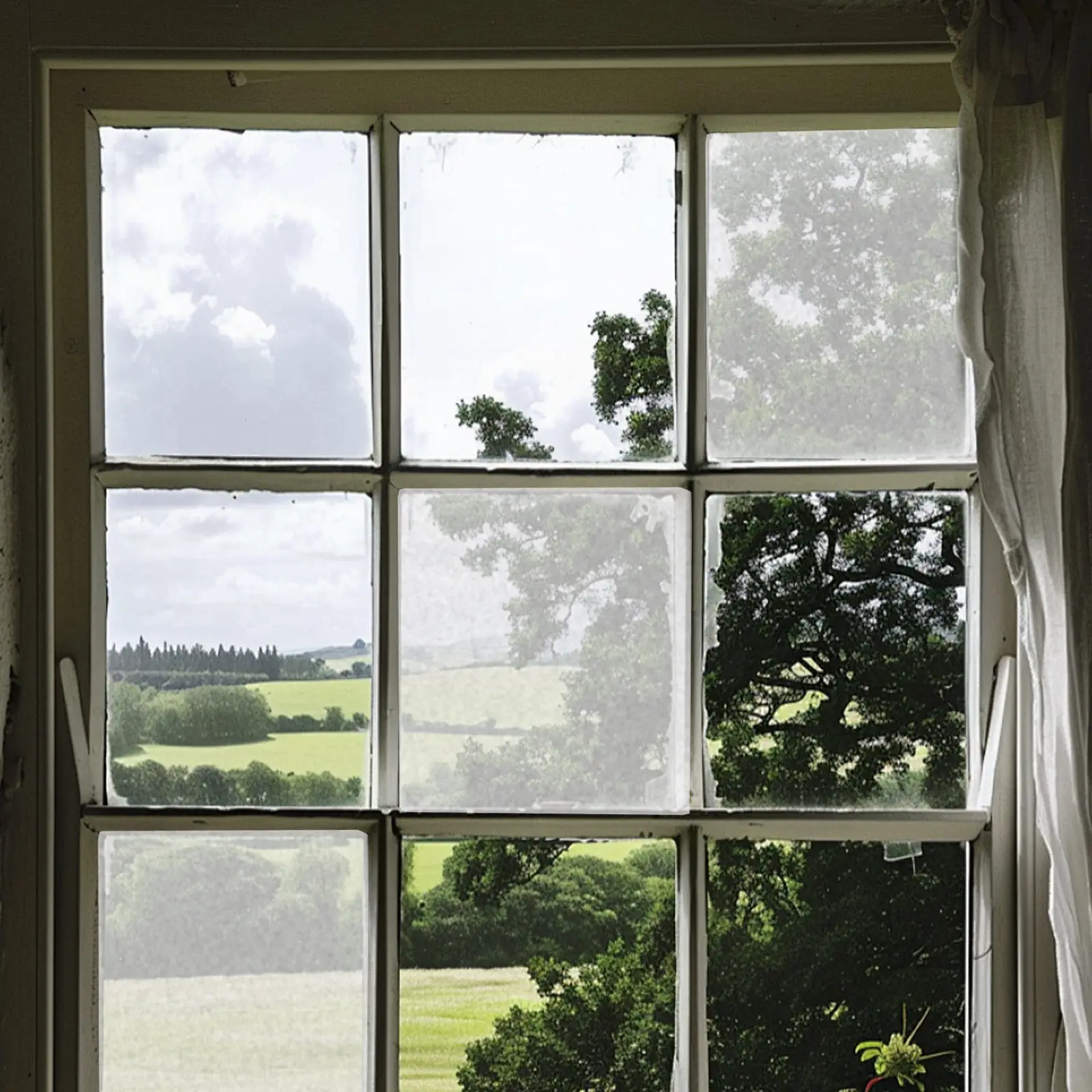 Translucent Frosted Window Film Static Cling Privacy Uv Protection Sun Blocking Light Filtering Decorative Glass Overlay Home