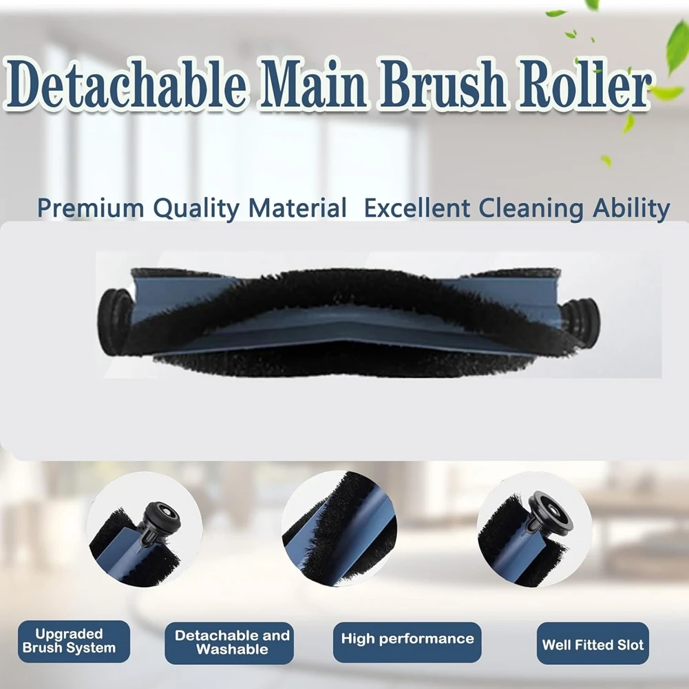 HOT For Eufy X10 Pro Omni Series Robot Vacuums Replacement Parts Main Side Brush Hepa Filter Mop Cloth Accessories Kit