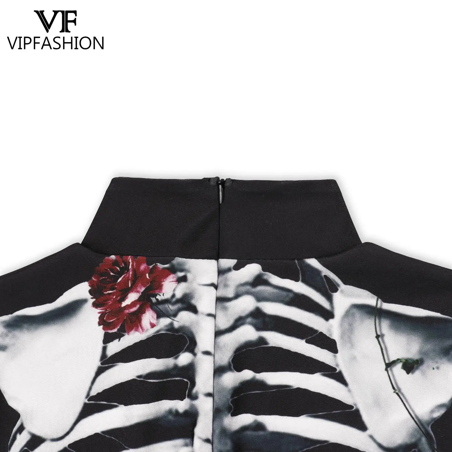 VIP FASHION Rose Skeleton Cosplay Cosutme donna uomo Halloween tuta Day of the Dead Carnival Catsuit Fancy Festival Outfit