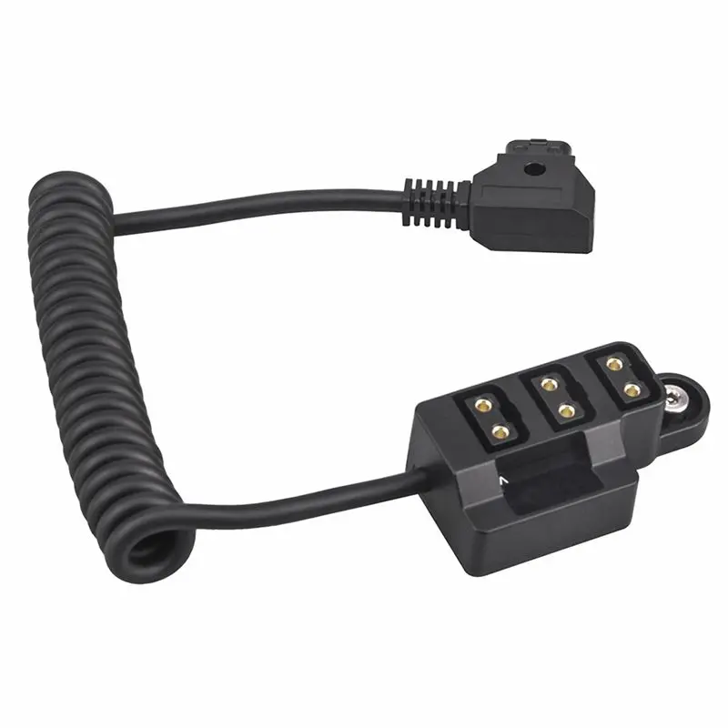 -[A51I Digital]Dummy Battery D-Tap Splitter Cable Camera Power Supply Conversion Line 180° Rotatable For V-Type Battery Power Su