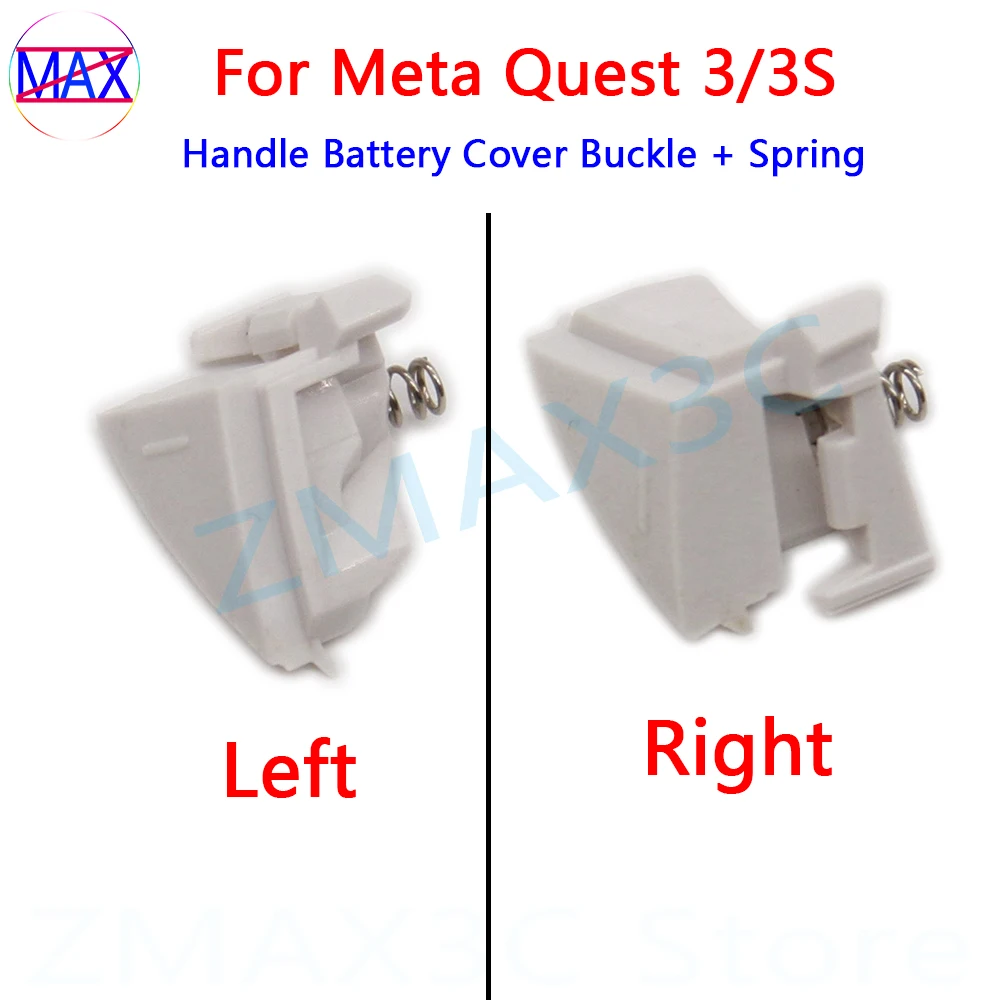 Original For Meta Quest 3 VR Controller Battery Cover Snap Shell Replacement For Oculus Quest 3S Handle Buckle With Spring Part