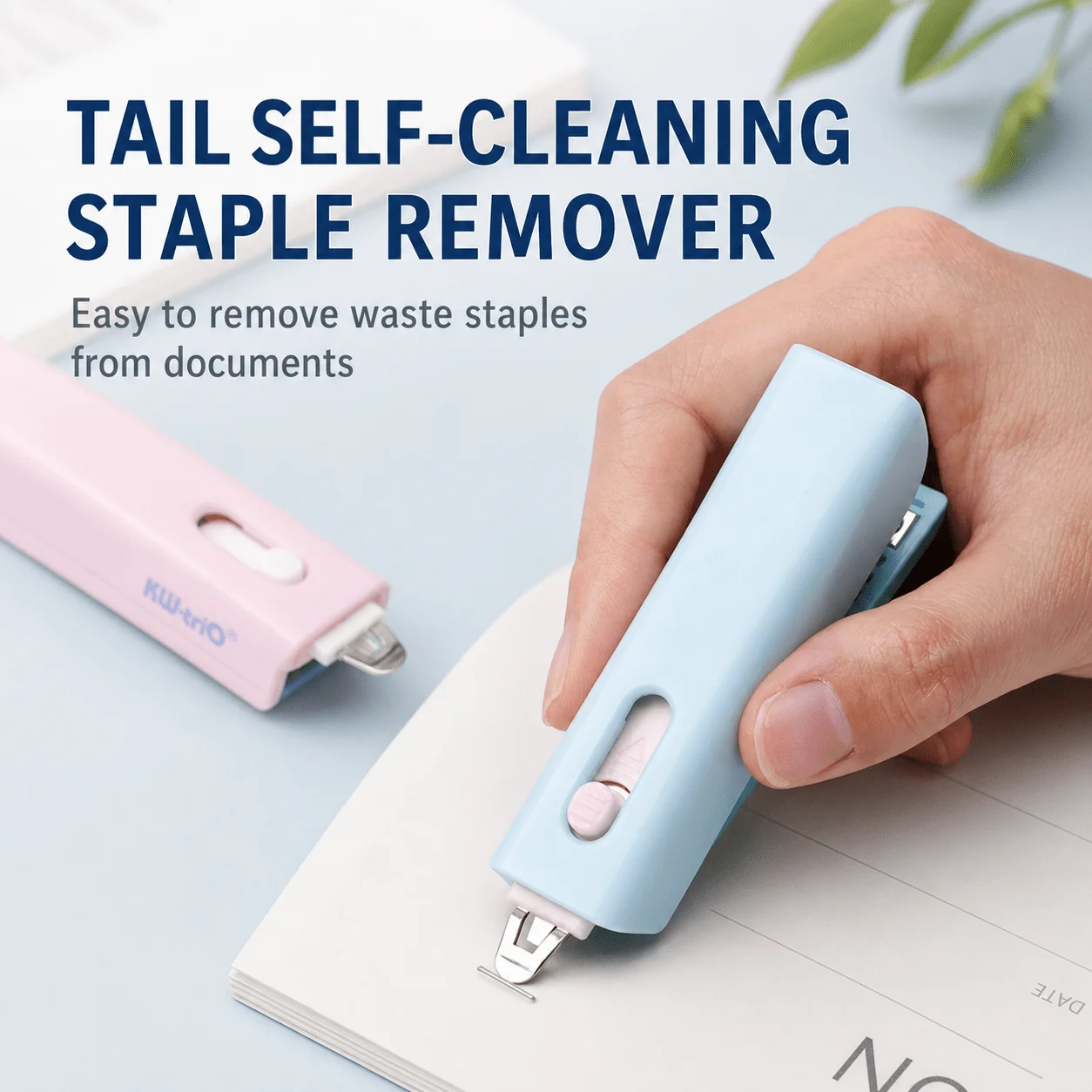 Macaron Foldable Mini Stapler Pocket Stapler 10 Sheets Binding with 1000pcs #10 Staples for Student Office Stationery Supplies