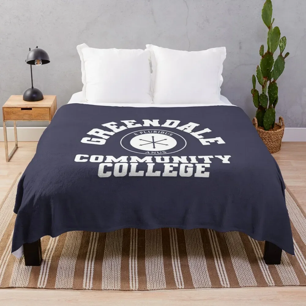 greendale community collage Throw Blanket heavy to sleep Hairys Blankets