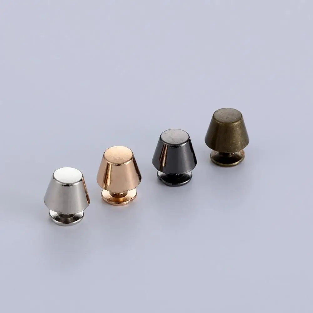 10/12mm Luggage Craft Clothes/Bag/Shoes Metal Nail Leather Craft Solid Nail Bolt Strap Rivets Bucket Dome Round Head Screws