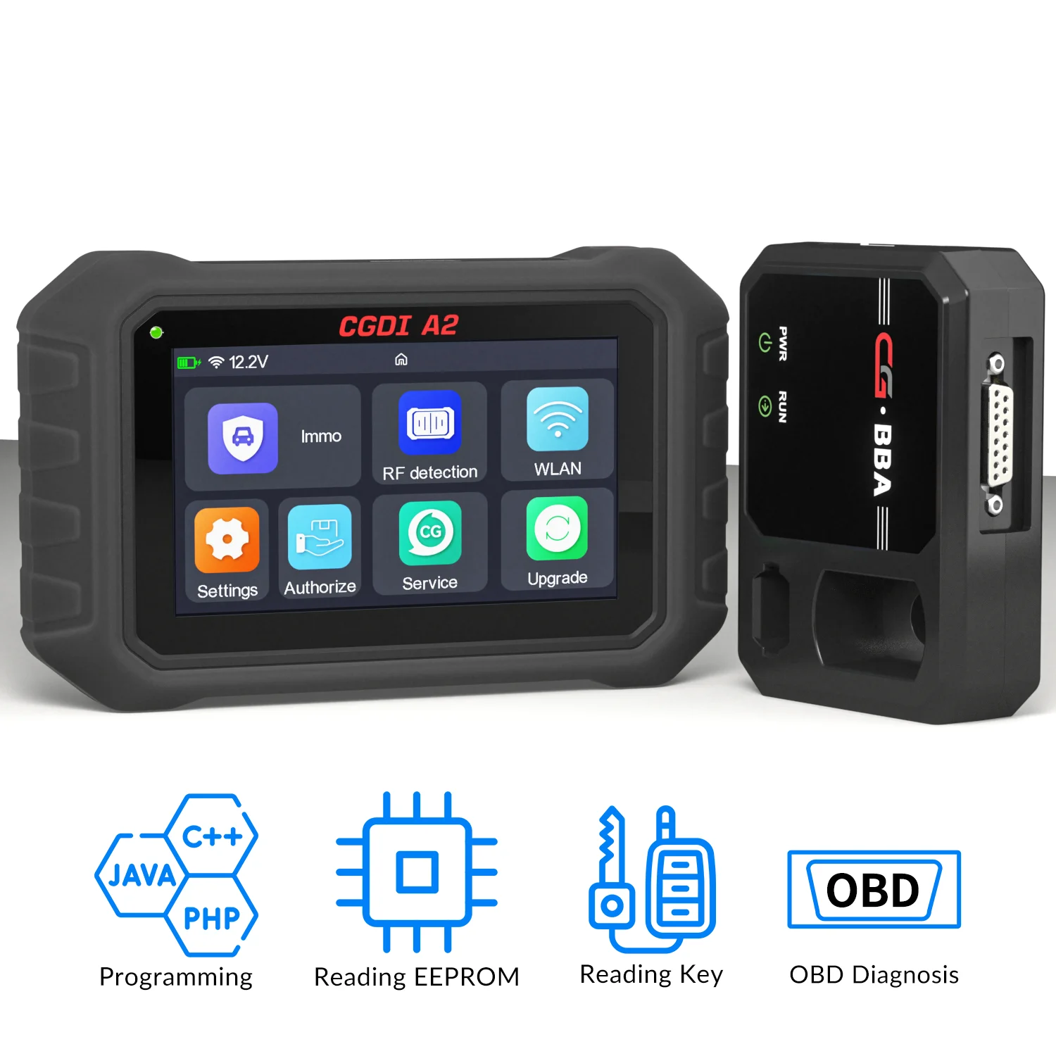 CGDI A2 Wireless IMMO Key Programmer New Frequency Detection For Mazda CX-30 For Toyota 8A 4A For Honda 2021+ CAN FD Diagnostic - Image 4