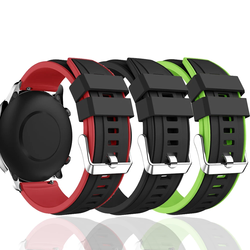 Silicone 22mm strap For Huawei GT 2 3 4 46mm WristStrap For Huawei Watch 4 /3 GT4 GT2 Pro GT2e GT3 SE Magic2 46 Bracelet  Band