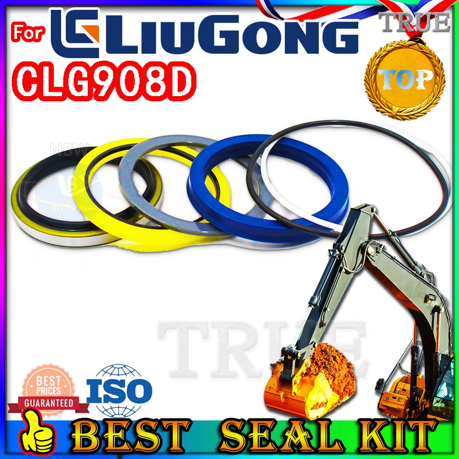 

For Liugong CLG908D Oil Seal Repair Kit Boom Arm Bucket Excavator Hydraulic Cylinder Bushing FKM High Suppliers Manufacturers