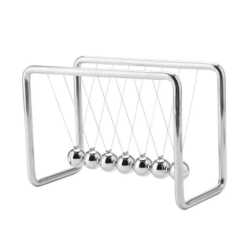 1 Stuks Nieuwe Newton Wieg Balans Stalen Ballen Natuurkunde Wetenschap Slinger Bureau Speelgoed Geschenken Huisdecoratie School Onderwijs Benodigdheden