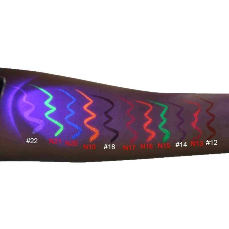 24-Farben-Rosa-Tube, wischfester, wasserfester Eyeliner, veganes Make-up, Großhandel, Private Label mit individuellem Logo-Eyeliner