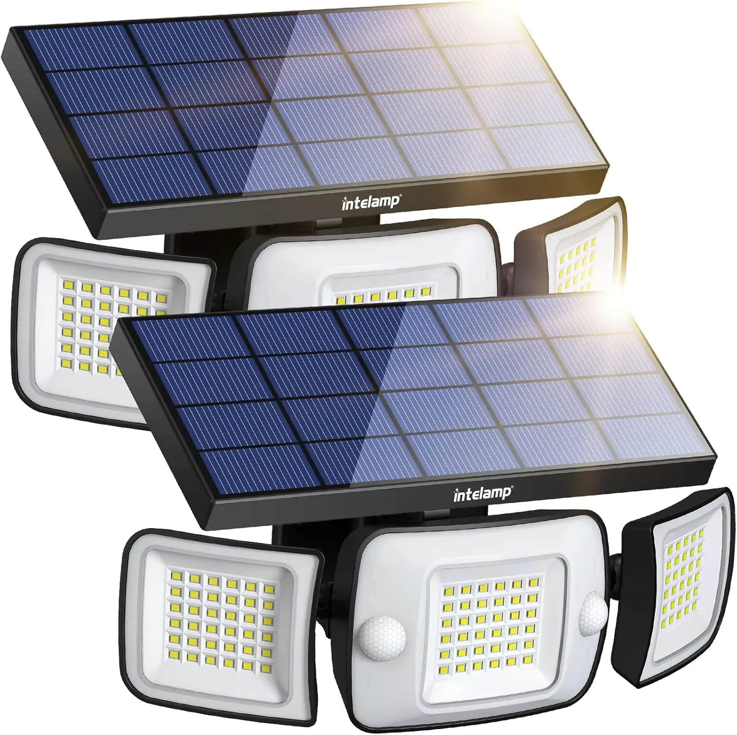 

Solar Outdoor Motion Sensor Lights with 6000mAh Battery, Waterproof Flood Lights, 270° Wide Angle, 3 Modes