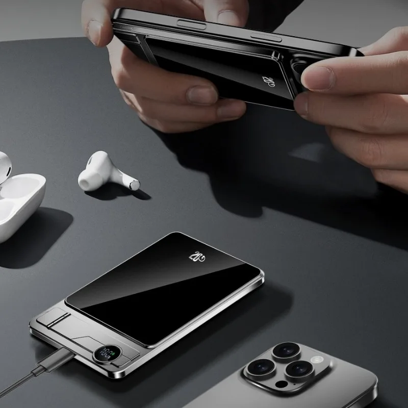 20W Fast Charging Ultra Slim Power Bank for MagSafe Magnetic Wireless Charger Portable Battery For iPhone Samsung Xiaomi iWatch