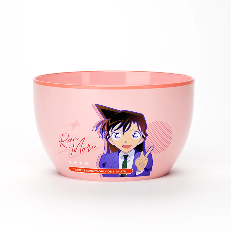 جديد كونان إيدوغاوا كودو شينيتشي راشيل مور عالية الجودة الإبداعية المنزلية وعاء من السيراميك الكرتون عنبر وعاء المعكرونة الفورية