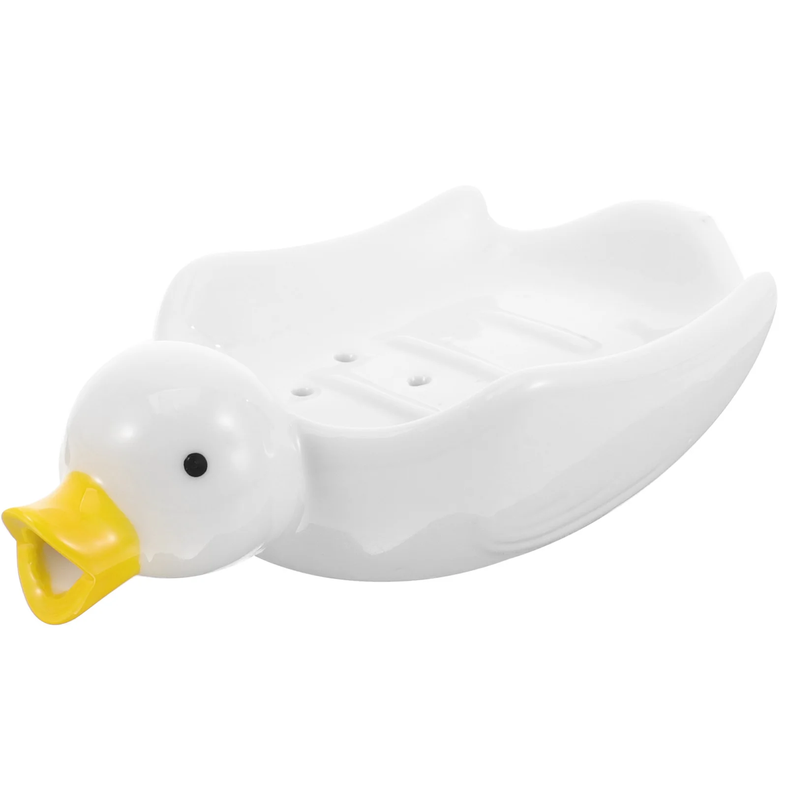 

Creative Ceramic Soap Dish Holders Bathroom Dishes Shower Self Draining Tray Animal Design