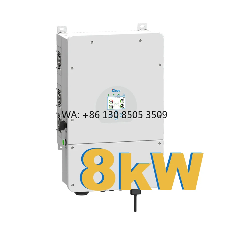 

Deye SUN-8K-SG01LP1-EU Single Phase 8KW 220V Solar Hybrid Inverter for Residential Energy Storage System