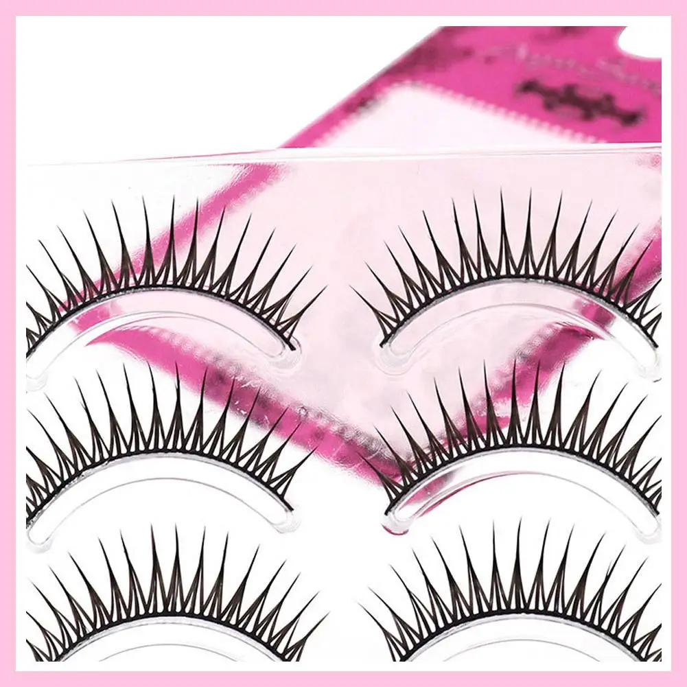 풀 가짜 속눈썹 한국 스타일 만화 속눈썹 자연스러운 룩 촘촘하고 풍성한 DIY 속눈썹 연장 메이크업 도구