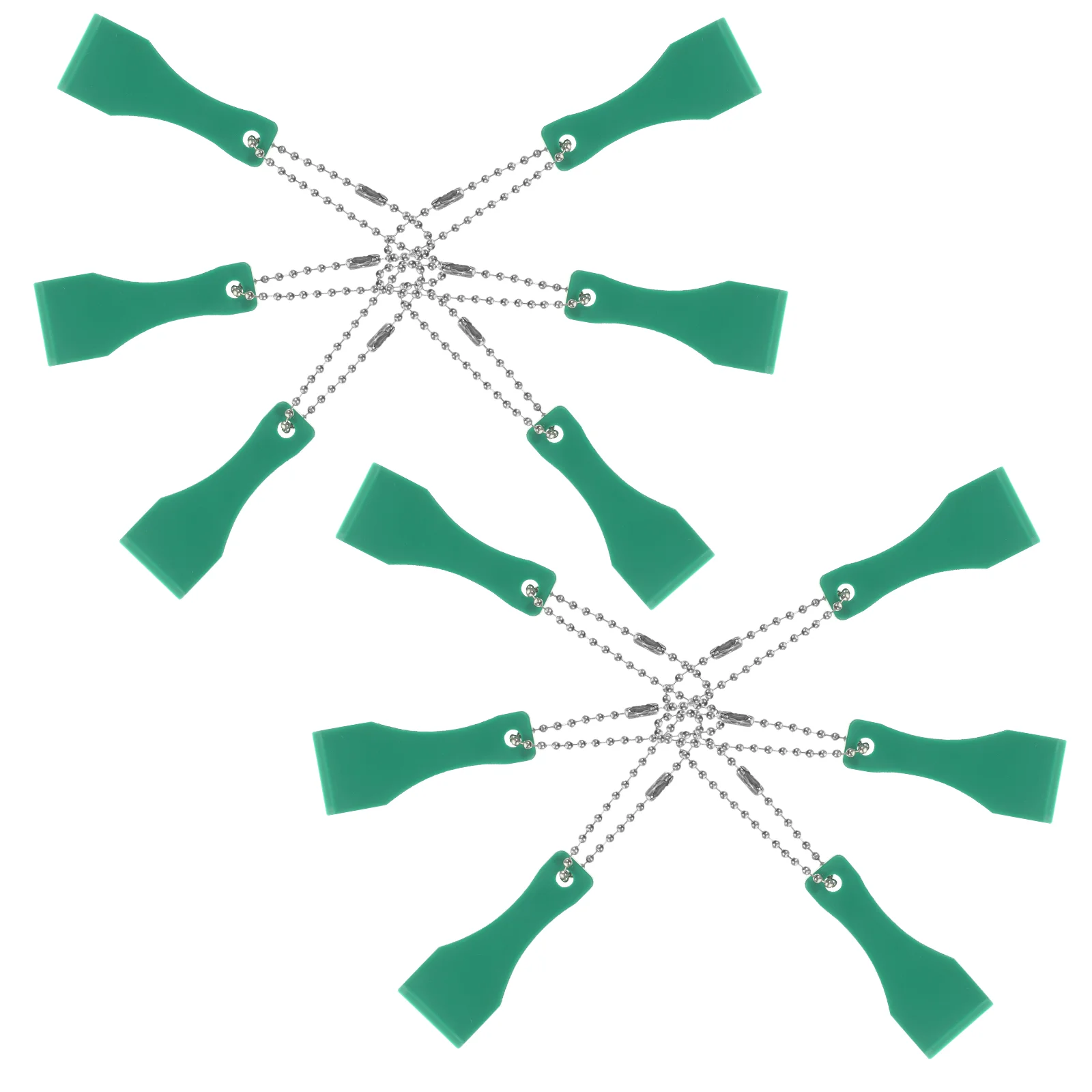 12 Pcs Lottery Scratch Tool Scratcher Stickers Label Scraper Small Scraping Tools Portable Ticket Keychain Accessories