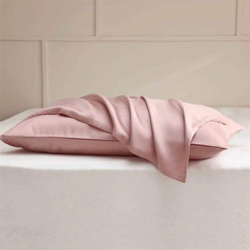 100% Mulberry Silk Pillow Case 2pcs Natural Real Silk Protect Hair Skin Pillowcase Customized Size Bedding Pillow Cases Cover