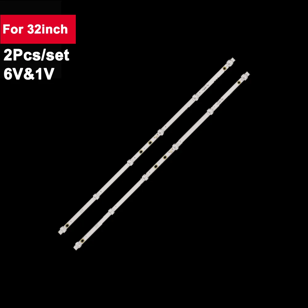 572mm 2pcs Led Tv Backlights Bar For 32inch SJ.CX.D3200601-3030ES-M RCA RTV32Z2SM H32D7000E JL.D32061330-006AS-M