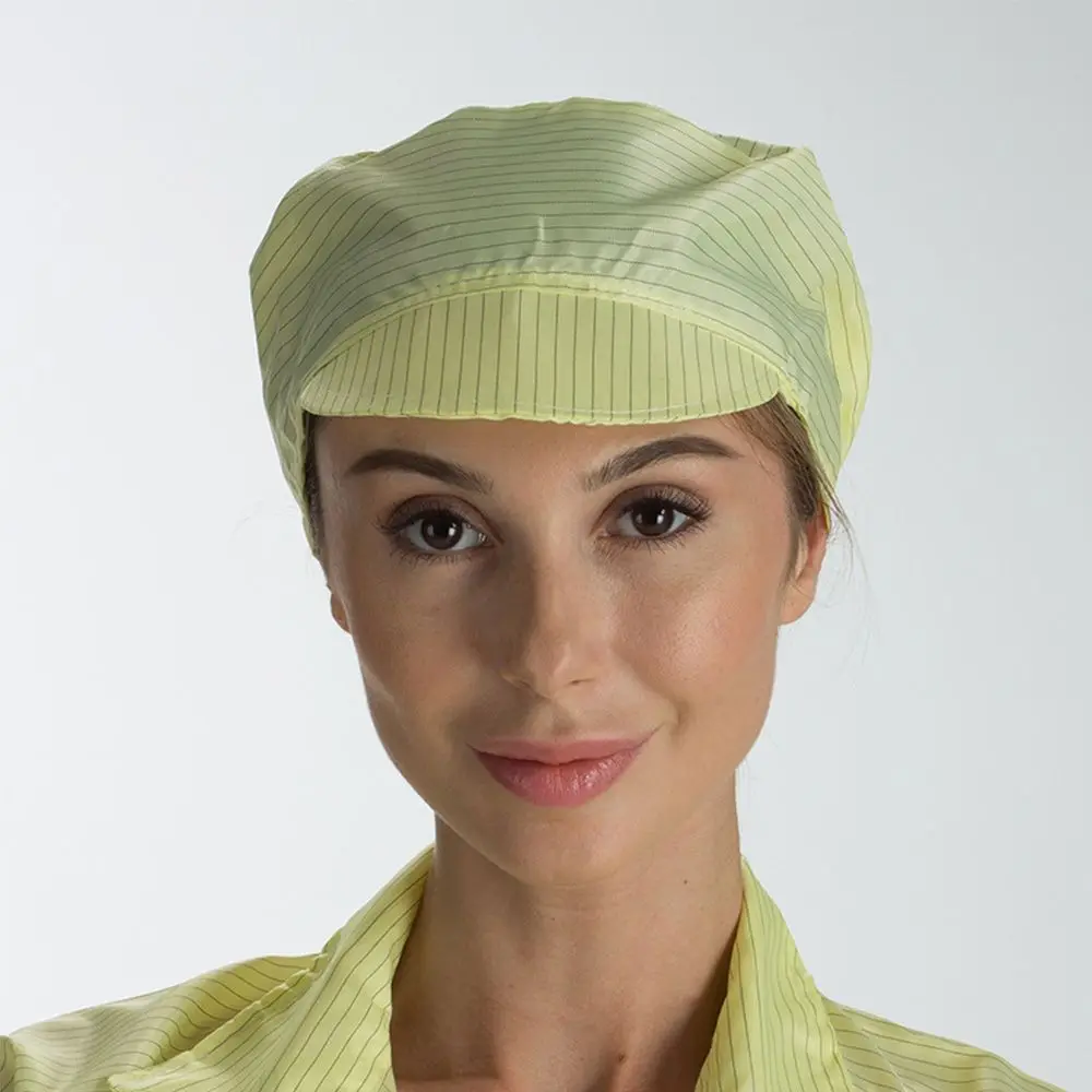 작업장 클린룸 정전기 방지 안전 방진 캡 비니 먼지 방지 모자