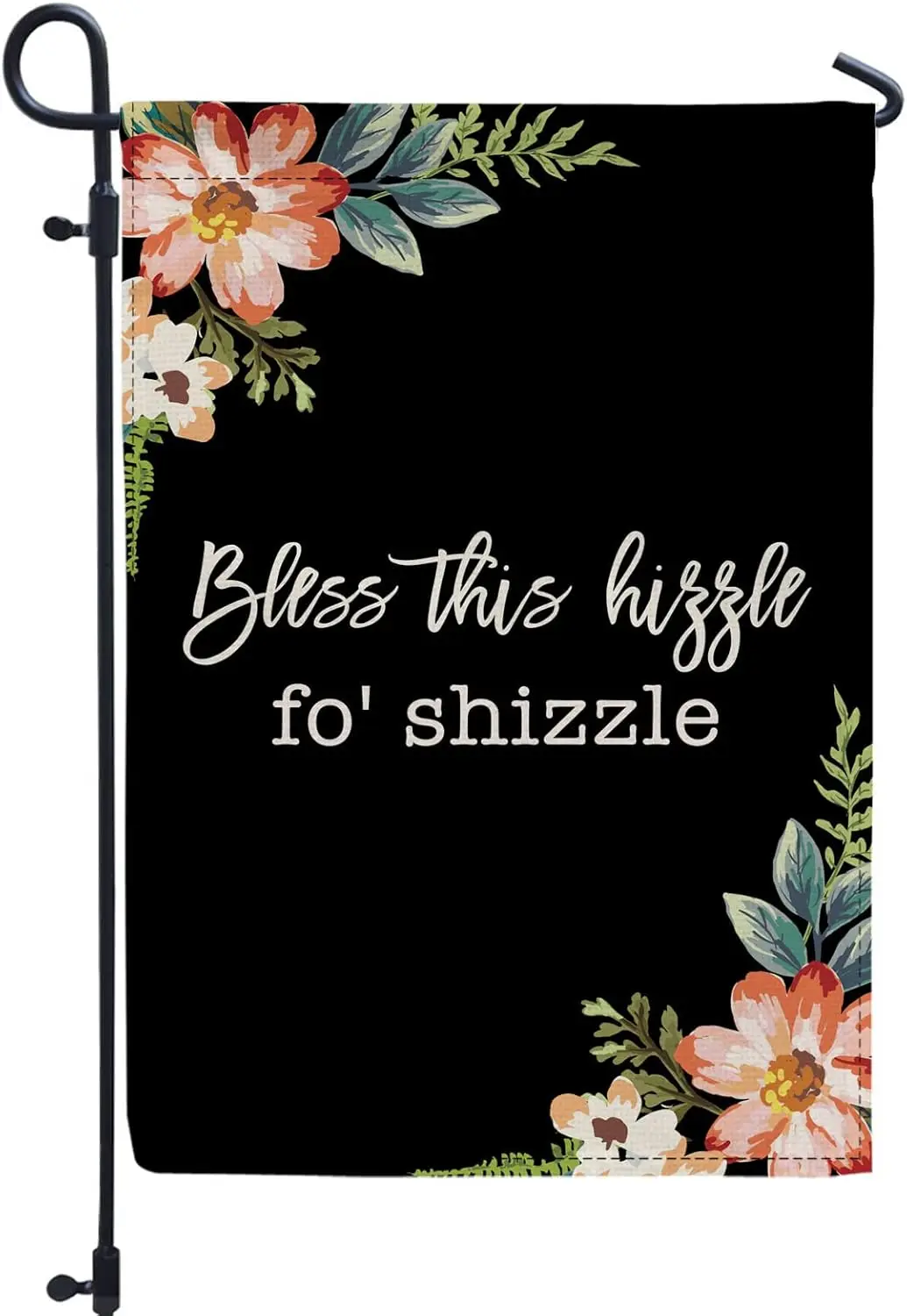 Fo'shizzle Bless This Hizzle Fall Mini Garden Flags for Outside Farmhouse, Flags for Fall and Christmas Front Yard Decor Fal