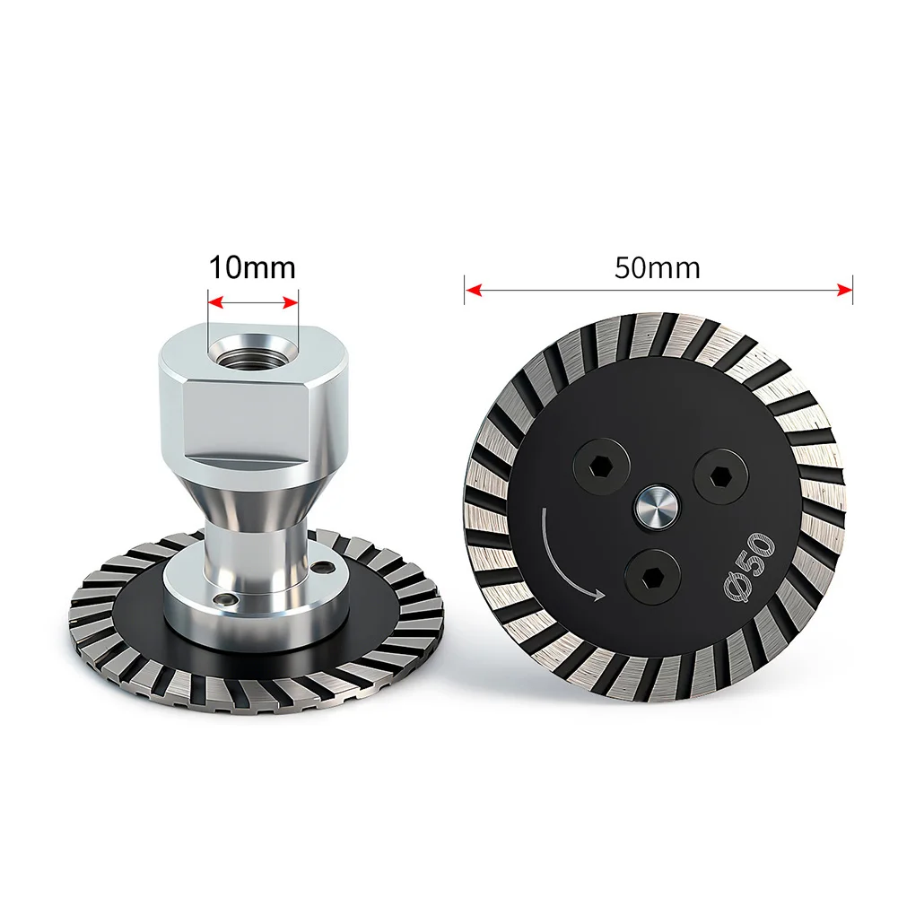 

Circular Saw Blade 50mm Emery Cutting Disc For Wood Metal Granite Marble Stone With Removable Flange For M10 For M14 5/8-11