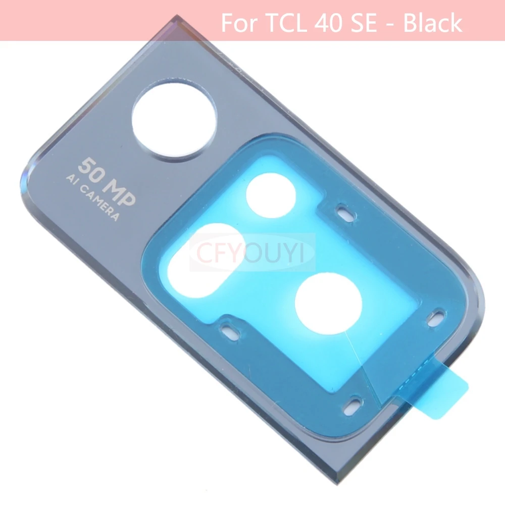 For TCL 40 SE Back Rear Camera Lens Glass Lens With Adhesive Sticker Replacement Part