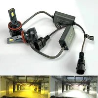 Bombilla de faro LED bicolor H11 H7 H1 H3 H4 5202 H18 H19 PSX24W PSX26W lámpara automotriz superbrillante de alta potencia 12V 110W