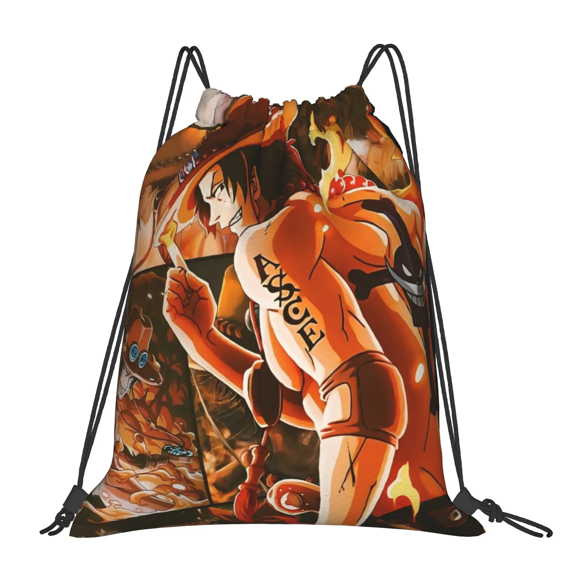 

Сумки-мешки Ace One Piece на шнурке для походов, хранения вещей, школьные сумки для обуви