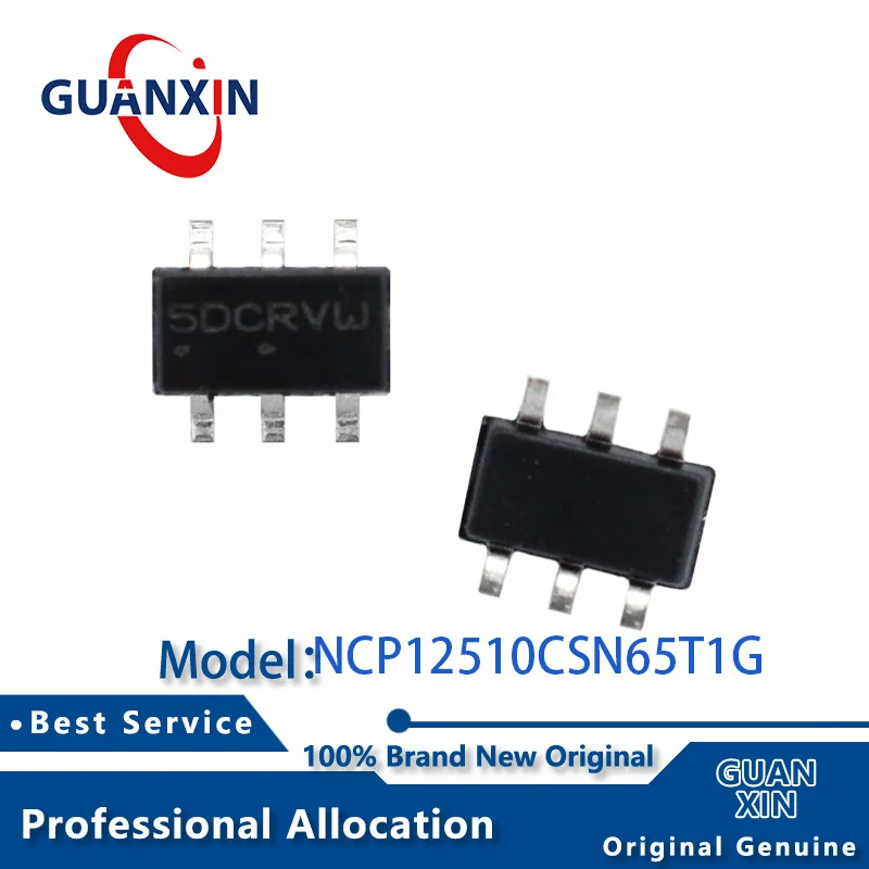 

100% New electronics NCP12510CSN65T1G TSOP-6 Marking 5DC NCP12510