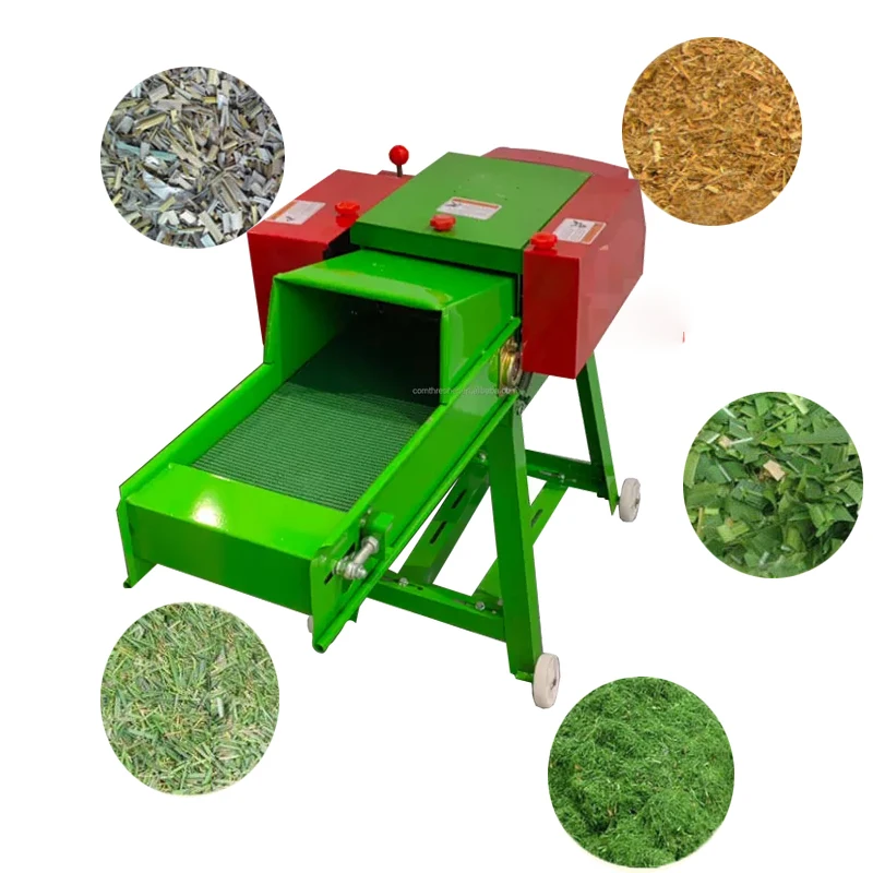 Cutting Machine Animal   Feed Grass Silage Paddy Mini Chaff Cutter Machine