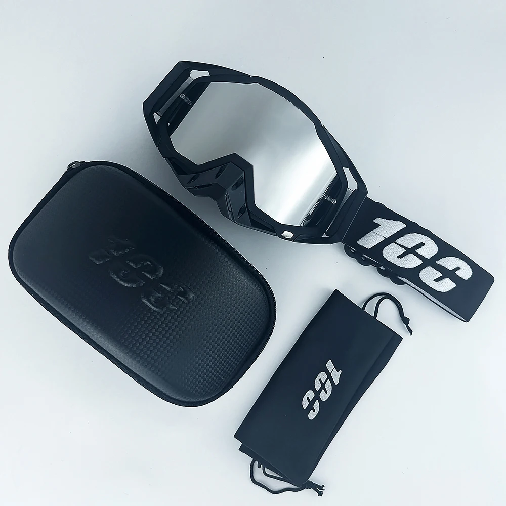 A set Motorcycle Glasses Goggles Motocross Goggles Helmet MX Moto Dirt Bike ATV Ski Outdoor Sports Glass Scooter Googles Mask