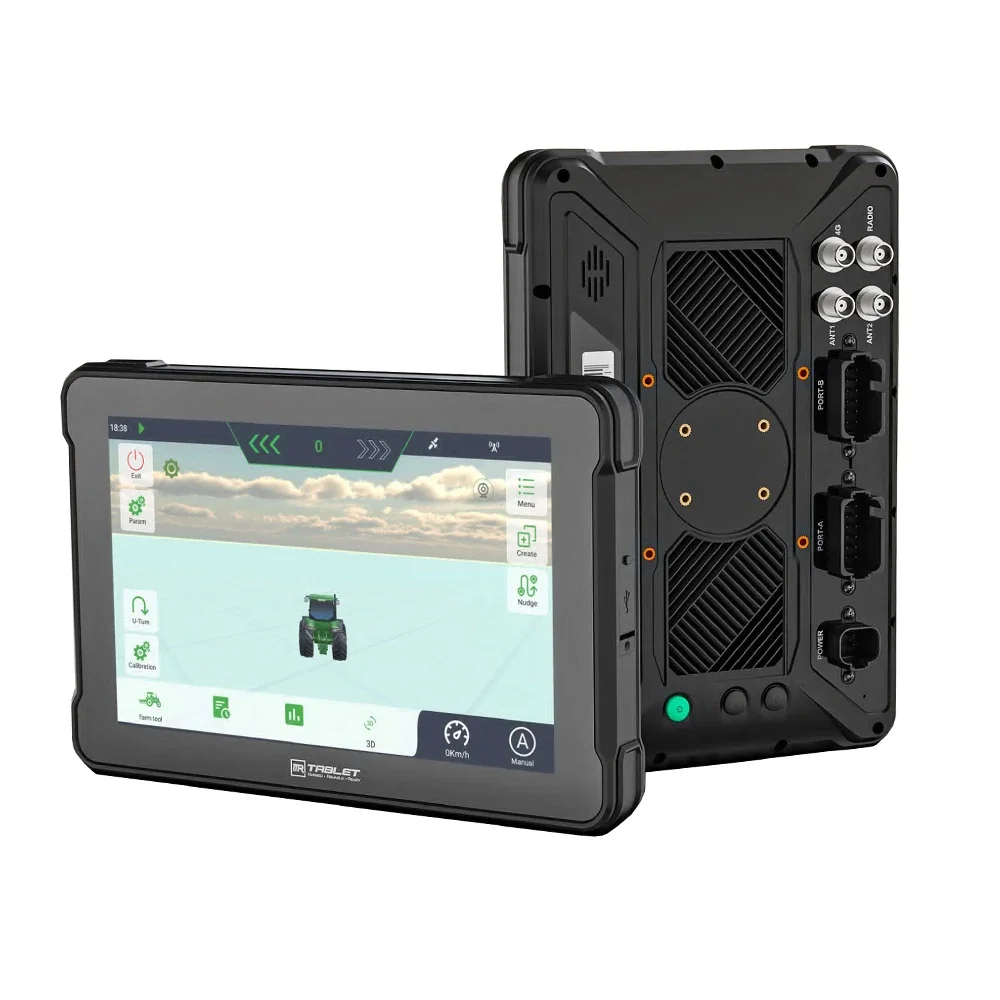 AT-10A 10 Inch Rugged Vehicle Android 4G Gps Gnss Agricultural Tablet PC RTK Module With RS232,RJ45,CANBUS,GPIO