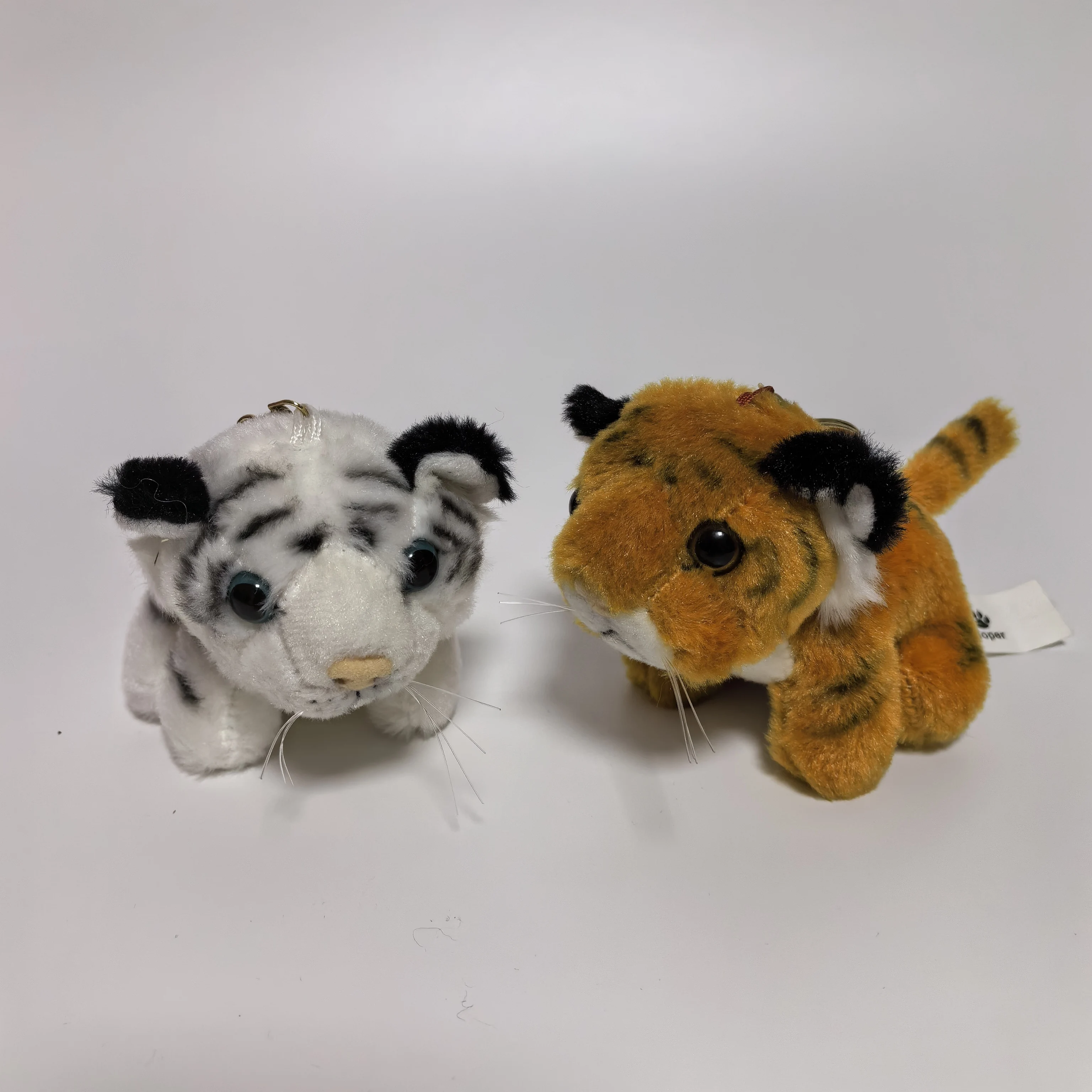 10cm Cute Animal Coin Purse Plush Toy Pendant Children Bag Decoration Key Ring Little Tiger Key Chain Hanging Pendant