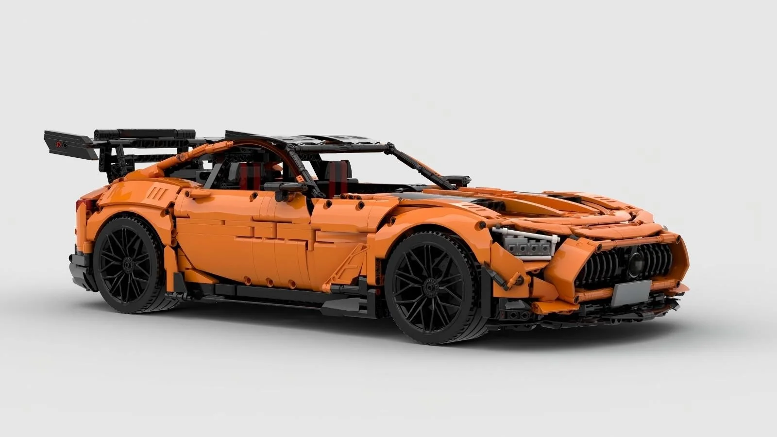 2979PCS MOC Technic Sports Racing Car Model Custom Building Blocks Performance Automobile Assembly Model DIY Assembly Gifts