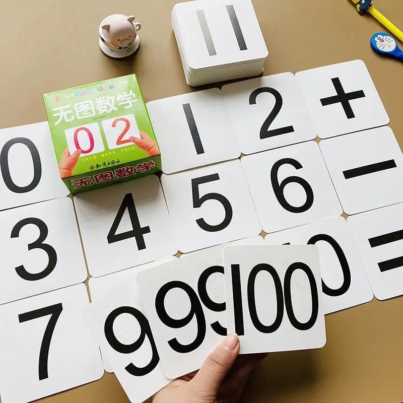 بطاقة رياض الأطفال الرقمية 0-100 تتعرف على أرقام أرقام في غضون 100، بما في ذلك إضافة وطرح