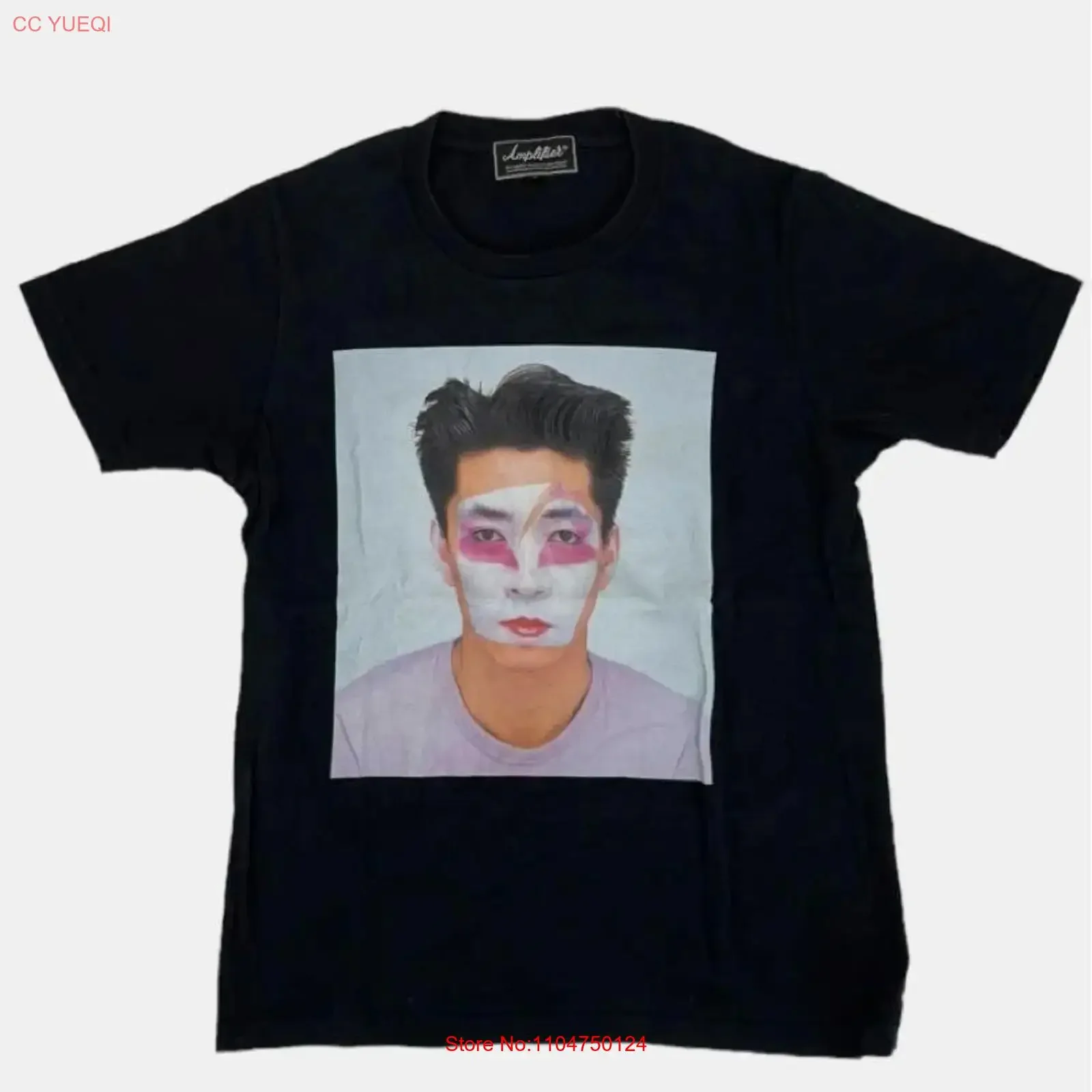 Sakamoto Ryuichi Ampifilter T Shirt vintage Washed Casual Top For Everyday Wear Versatile Comfortable fashion Stretched