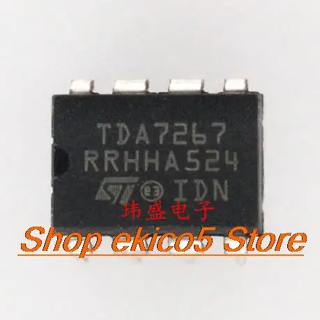 10pieces Original stock   TDA7267 DIP-8  8 ic