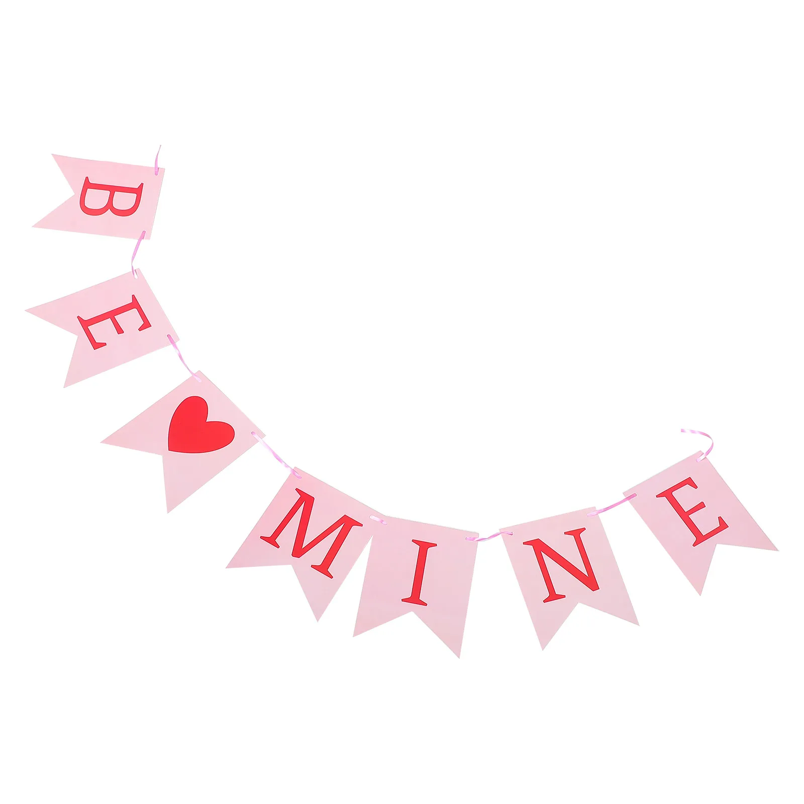 

Proposal Background Decoration Heart Banner Paper Be Mine Valentine Hanging Garland Wedding Engagement Decor