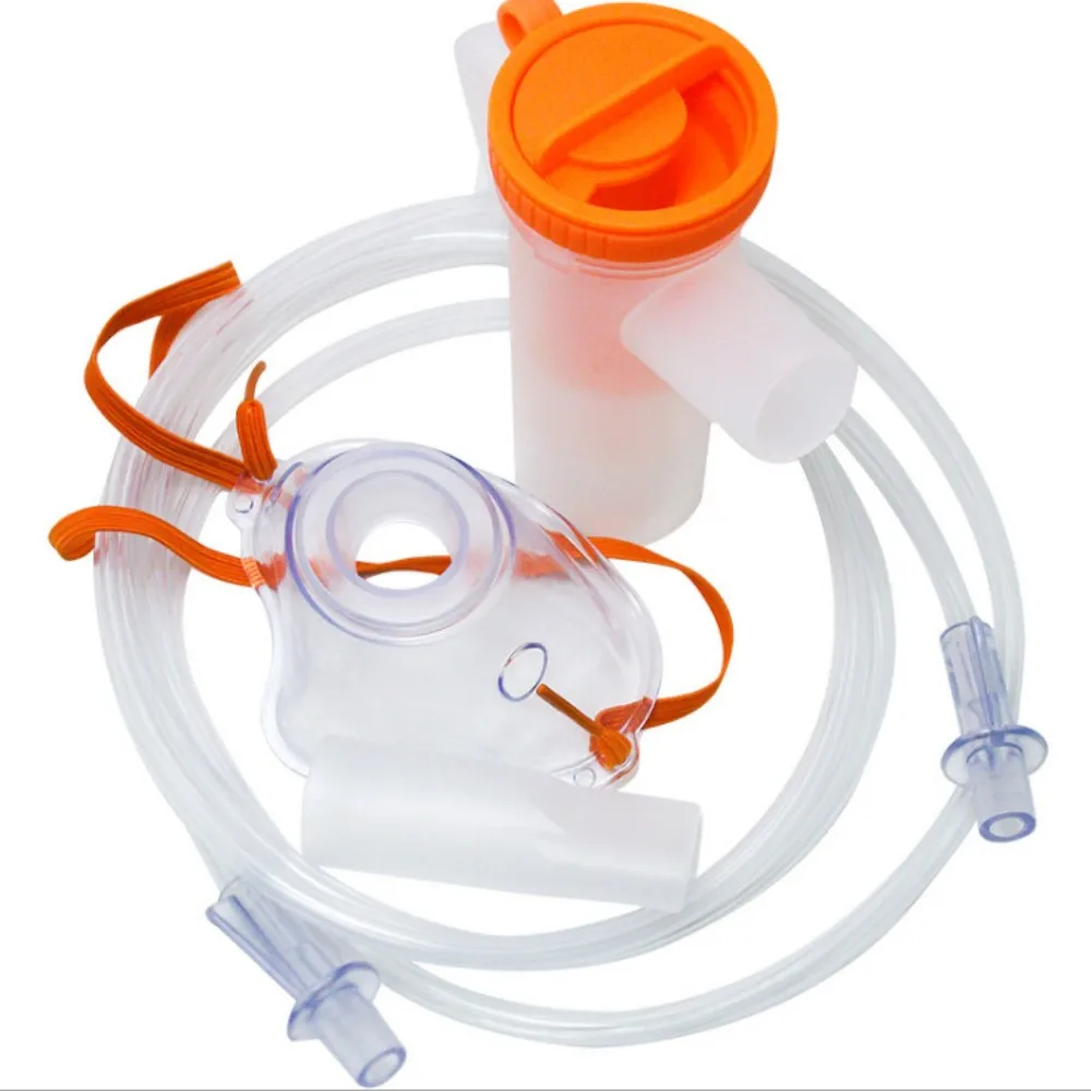 Inhaler Set Soft Tube Inhaler Catheter Nebulizer Cup Adult Kid Mask Filters Family Medical Air Compressor Nebulizer Accessories