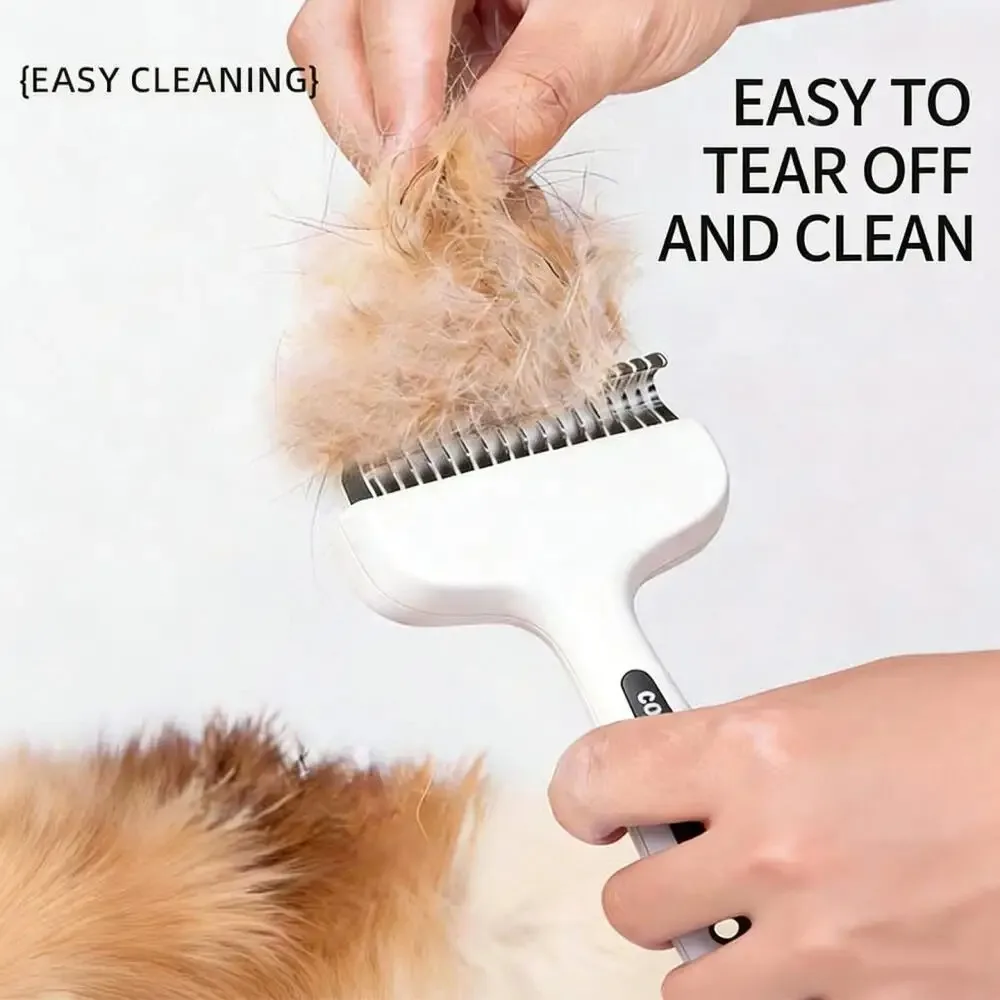 Pet Detangling Comb Long Hair Knot Remover Undercoat Grooming Brush for Dogs Cats Beauty Care Supplies